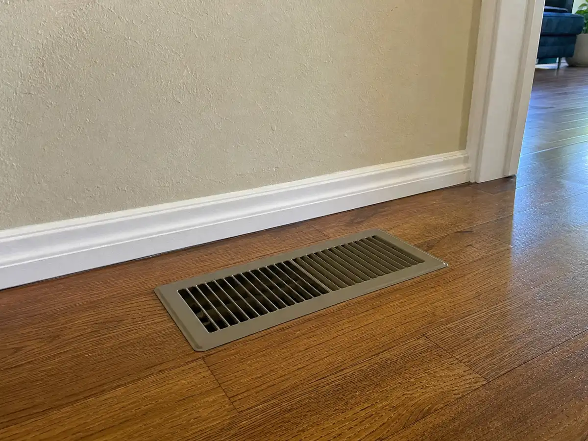 Freshly cleaned vent back in place — completed job in Elk Grove, CA